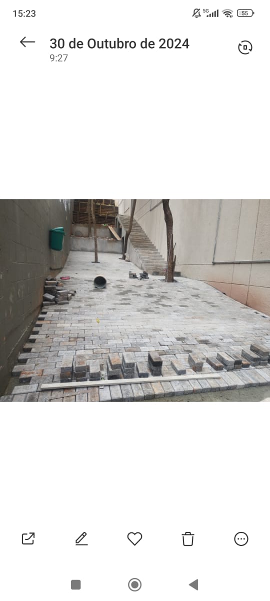 Obra residencial executada pela Escada de Jacó
